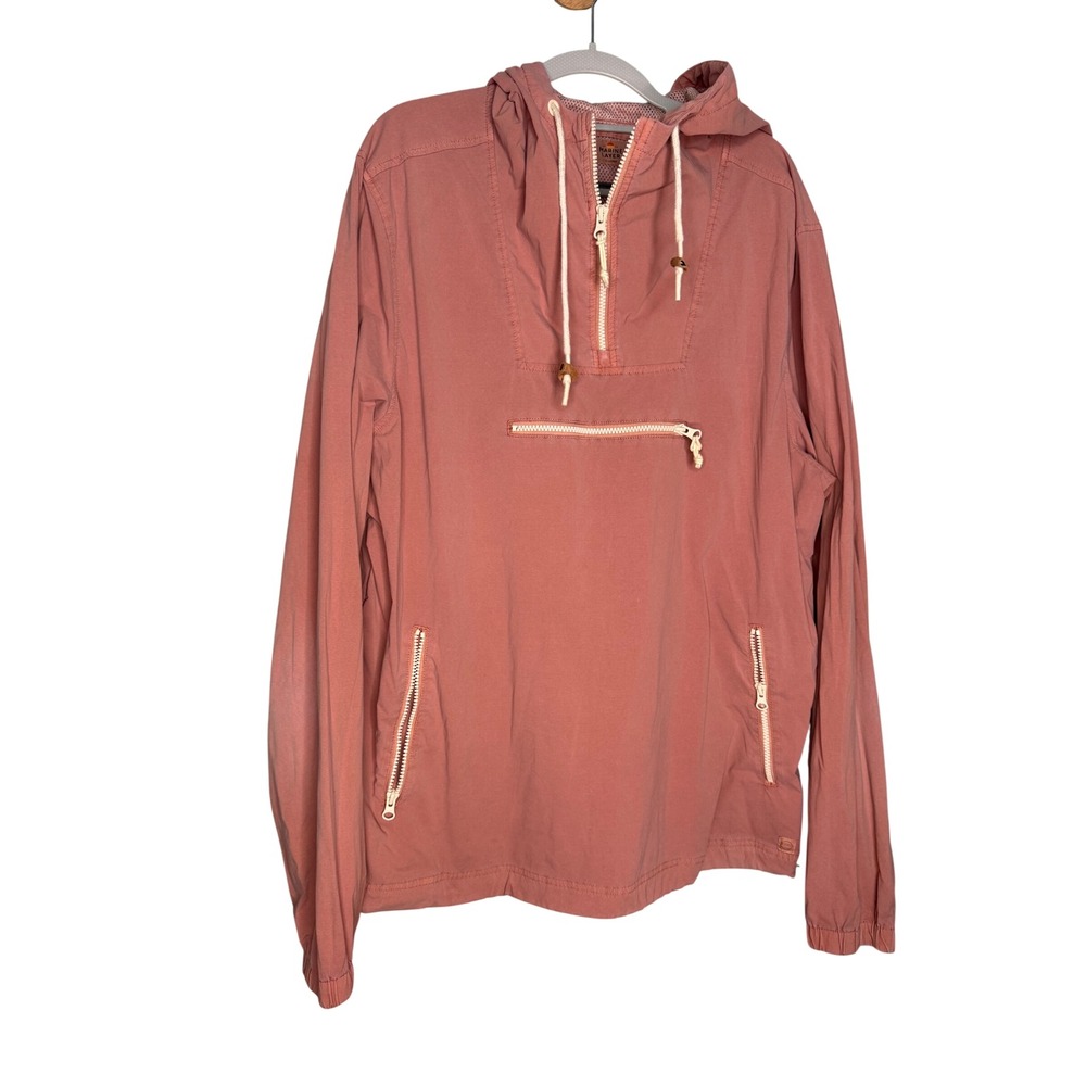 Marine Layer Maeve pink windbreaker jacket outdoor Gorpcore